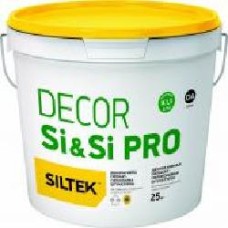 Декоративная штукатурка камешковая Siltek Decor Si&Si Pro (DA) 25 кг белый