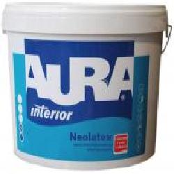 Краска акриловая водоэмульсионная Aura® Neolatex глубокий мат белый 5 л