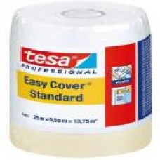 Пленка защитная с малярной лентой tesa easy cover standart 550 мм x 25 м