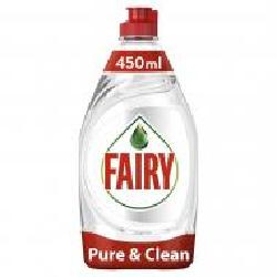 Средство для ручного мытья посуды Fairy Pure&Clean 0,45 л