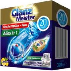 Таблетки для ПММ для ПММ GLANZ MEISTER 20 шт.