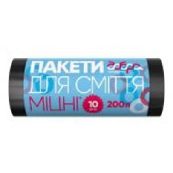 Мешки для строительного мусора Добра господарочка крепкие 200 л 10 шт.