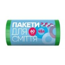 Мешки для бытового мусора Добра господарочка крепкие 45 л 60 шт.