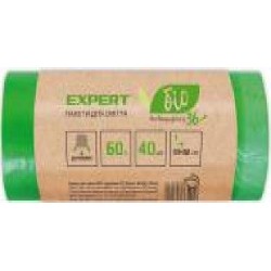 Мешки для мусора с ручками Expert Bio стандартные 60 л 40 шт.