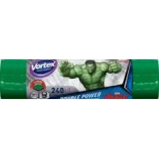 Мешки для бытового мусора Vortex Hulk MAX крепкие 240 л 5 шт.