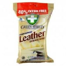 Влажные салфетки Green Shield Leather Surface Wipes 70 шт.