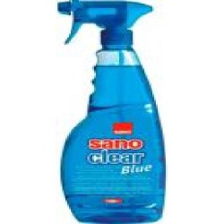 Средство моющее для стекла и зеркал Sano Clear Blue 1л