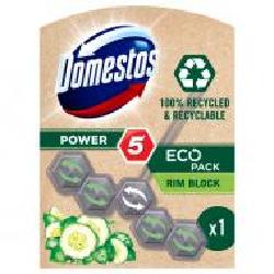 Туалетный блок Domestos Power 5. Свежесть огурца та травы 68370844