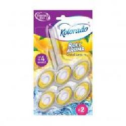 Туалетный блок Kolorado Roll Aroma Crystal Lemon 2х51 г