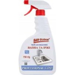 Средство SAN CLEAN PROF Line для удаления извести и ржавчины 0,75 л