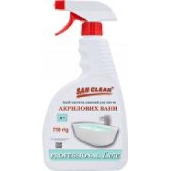 Средство SAN CLEAN PROF Line для акриловых ванн 0,75 л