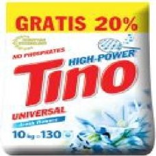 Стиральный порошок для машинной и ручной стирки Tino High-Power Fresh flowers 10 кг