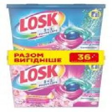 Капсулы для машинной стирки Losk 3+1 Power Caps (18 Color + 18 АТ) 36 шт.