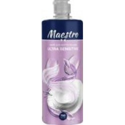 Средство для ручного мытья посуды Maestro Маэстро Ultra sensitive 0,75 л