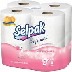 Туалетная бумага Selpak Perfumed Powder Scented трехслойная 8 шт.