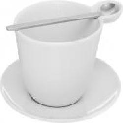 Чашка с блюдцем Multi cup & spoon 250 мл 10201017 ASA