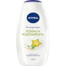 Гель для душа Nivea Крем и карамболь 500 мл