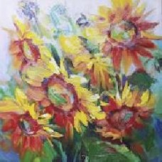 Репродукция Sunflowers 80-11 80x80 см