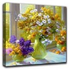 Репродукция Flower4 80x80 см RozenfeldArt