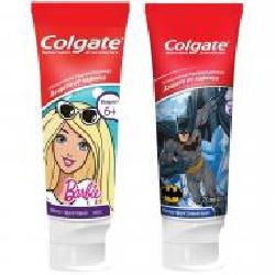 Зубная паста Colgate Barbie, Batman для детей 6 + 75 мл