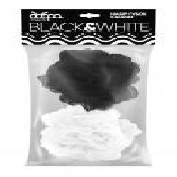 Губка банная Добра господарочка Black&White 2 шт