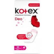 Прокладки ежедневные Kotex Lux Super Slim Deo normal 20 шт.