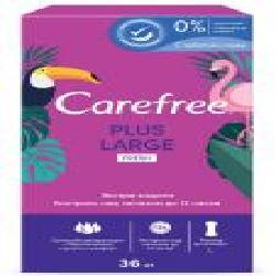 Прокладки ежедневные Carefree Plus fresh large 36 шт.