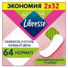 Прокладки ежедневные Libresse Dailies Style Normal normal 64 шт.