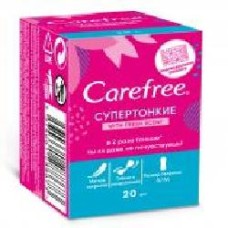 Прокладки ежедневные Carefree СуперТонкие Fresh scent mini 20 шт.