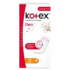 Прокладки ежедневные Kotex Deo normal 56 шт.