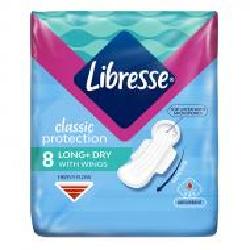 Прокладки гигиенические Libresse Classic Protection Long Dry 8 шт.