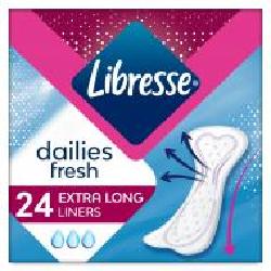 Прокладки ежедневные Libresse Dailies Fresh Extra Long 24 шт.