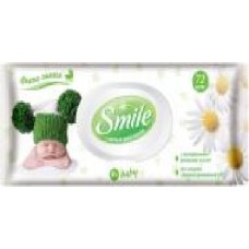 Детские влажные салфетки Smile Фито линия с экстрактом алоэ и ромашки 72 шт.