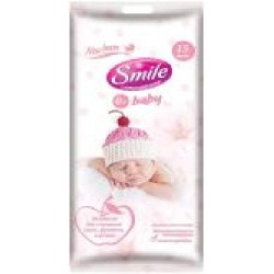 Детские влажные салфетки Smile New born 15 шт.