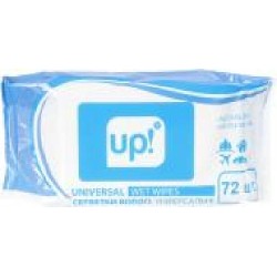 Влажные салфетки универсальные UP! (Underprice) 72 шт.