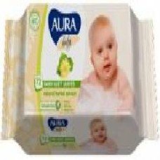 Детские влажные салфетки Aura Baby 72 шт.