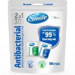 Влажные салфетки Smile 2 в 1 Саше 30 шт.