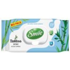 Влажные салфетки Smile с экстрактом бамбука 120 шт.