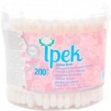 Ватные палочки Ipek 200 шт. (круглая)