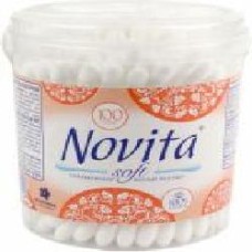 Ватные палочки Novita soft 100 шт. (круглая)