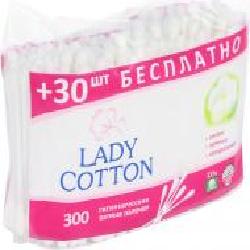 Ватные палочки Lady Cotton 300 шт. (мягкая)