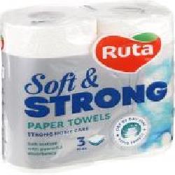 Бумажные полотенца Ruta Soft Strong трехслойная 2 шт.