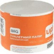 Туалетная бумага макулатурный UP! (Underprice) Big одношаровий 1 шт.