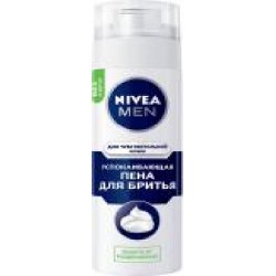 Пена для бритья Nivea MEN Успокаивающая для чувствительной кожи без содержания спирта 200 мл