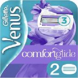 Сменный картридж Gillette Venus ComfortGlide Breeze c гелевой полоской 2 шт.