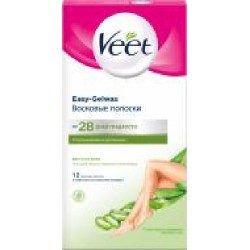 Восковые полоски Veet для сухой кожи 12 шт./уп.