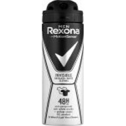 Антиперспирант для мужчин Rexona Невидимий на чорному та білому 150 мл