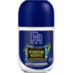 Антиперспирант для мужчин Fa Ритмы Бразилии Ipanema Nights 0% солей алюмінію 50 мл