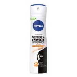 Дезодорант-антиперспирант для женщин Nivea Чорне та Біле Невидимий Extra 150 мл