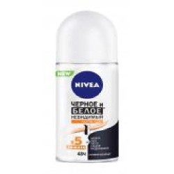 Дезодорант-антиперспирант Nivea Чорне та Біле Невидимий Extra 50 мл